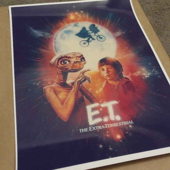 E.T. ULTRA PREMIUM GLOSSY 8.5x11 MOVIE COLOR ART WALL/LOCKER REPRINT POSTER - Picture 5 of 8